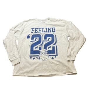Taylor Swift Feeling 22 White Long Sleeve XL Concert Band Cat Eras Tour Unisex‎